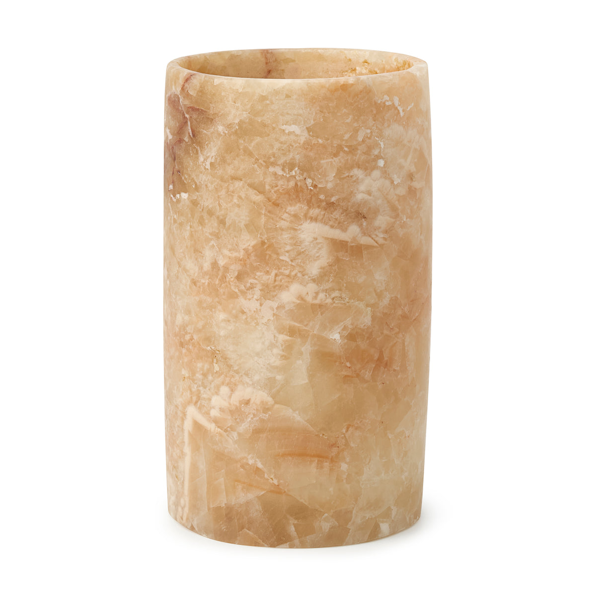 Alabaster Waxinelichthouder Cilinder – Albast Kaarshouder