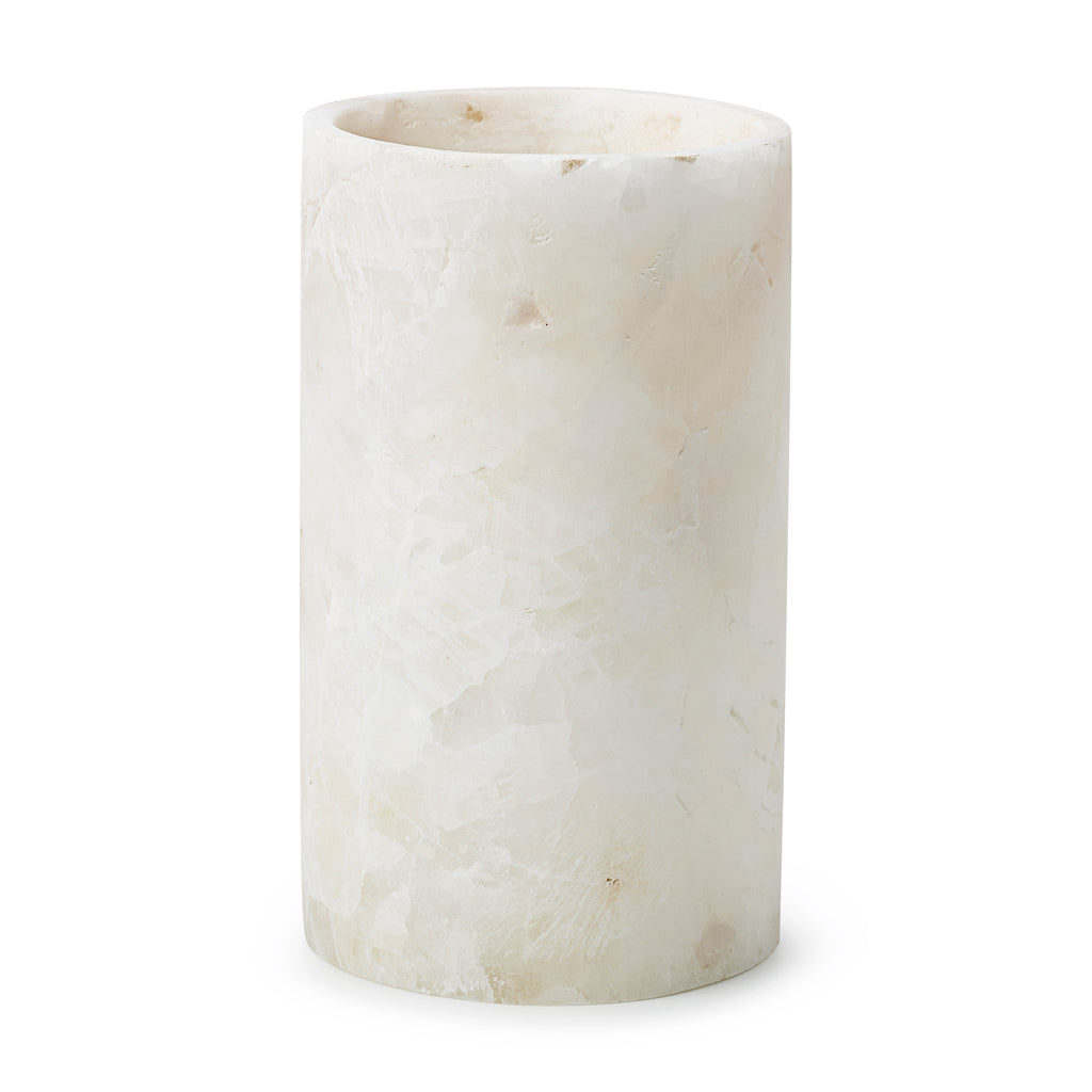Alabaster Waxinelichthouder Cilinder – Albast Kaarshouder
