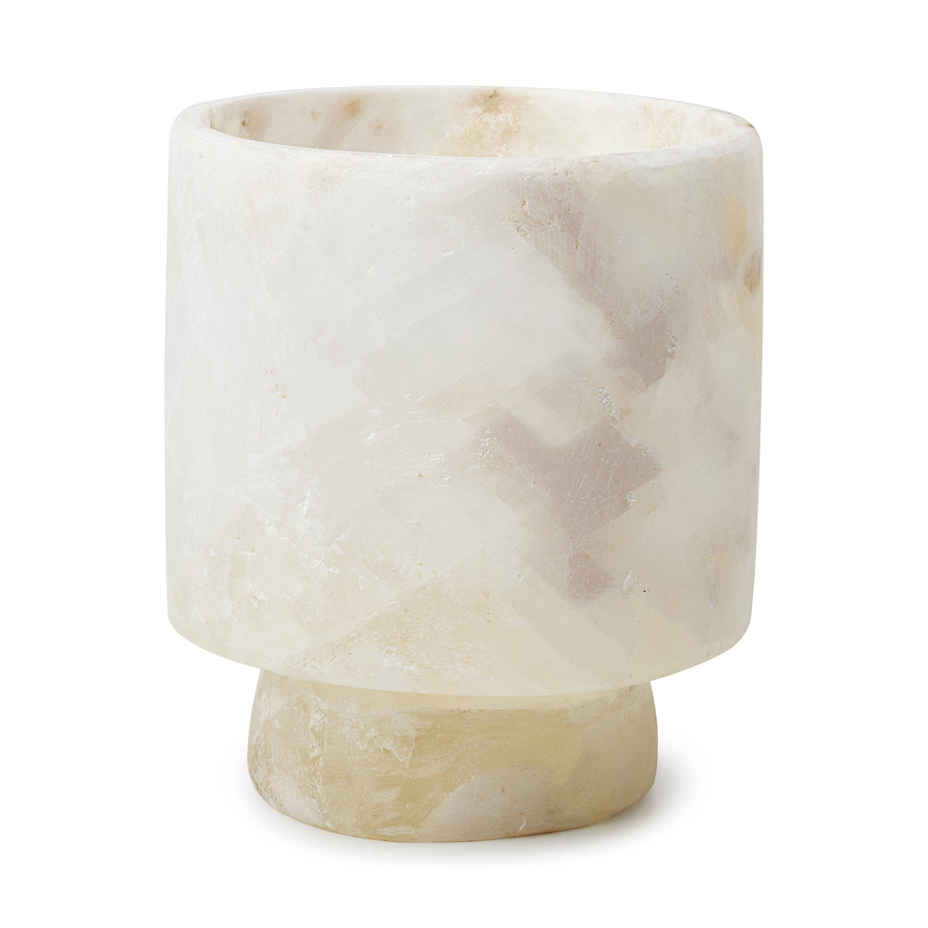 Alabaster Waxinelichthouder Coupe – Albast Kaarshouder